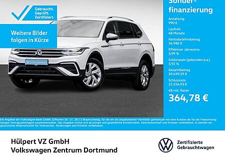 VW Tiguan Allspace Volkswagen 1.5 LIFE 7SITZE AHK ACC LM18 NAV