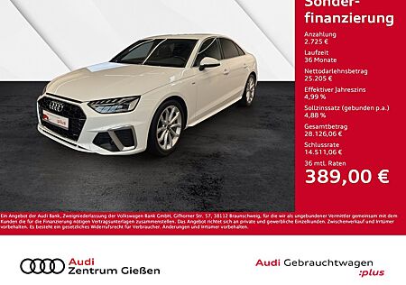 Audi A4 Limousine 40 TFSI S line LED B&O Navi