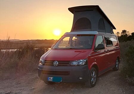 VW T5 Transporter Volkswagen Camper mit Aufstelldach - -Bus,