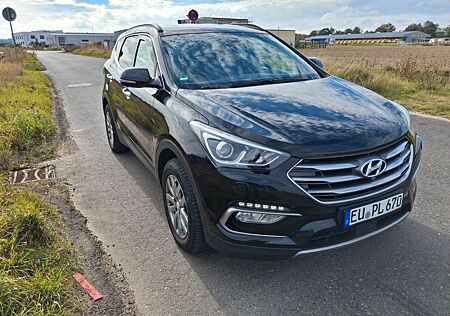 Hyundai Santa Fe blue Premium 4WD 360"kamera,Leder, Vol