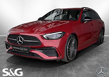 Mercedes-Benz C 200 d T AMG AHK+TOTWINKEL+KAMERA+CARPLAY+19"