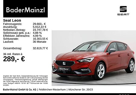 Seat Leon 2.0 TDI FR Pano AHK Mirror Link Kam. BEATS