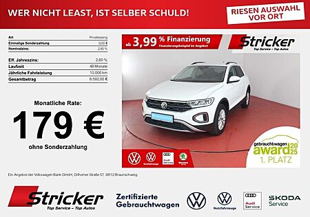 VW T-Roc Volkswagen Life 1.0TSI 179,-ohne Anzahlung Navi App-C