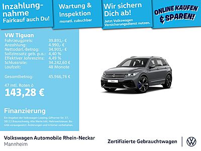 Volkswagen Tiguan R 4Motion 2.0 TSI AHK Kamera AHK LED UVM
