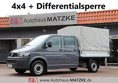 VW T5 Transporter Volkswagen T5 Pritsche Doka 4Motion AHK Differentialsperre