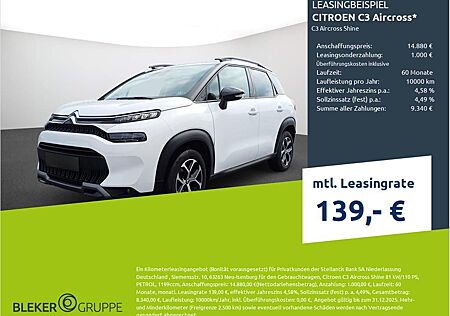 Citroën C3 Aircross PureTech 110 S&S Shine