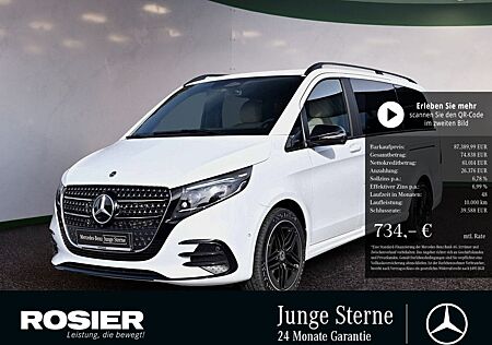 Mercedes-Benz V 300 d 4M AVANTGARDE AMG Lang Night AHK Distr A