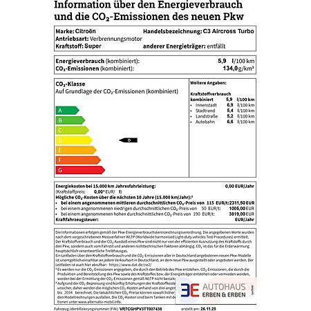 Citroën C3 Aircross leasen