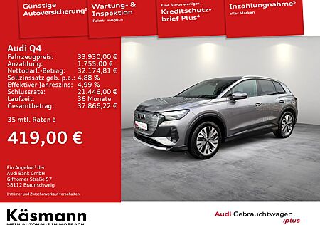Audi Q4 e-tron Q4 40 e-tron ACC KAM SONOS SHZ PDC SMARTINTER