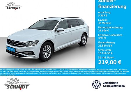 VW Passat Variant Volkswagen 2.0 TDI Business DSG RFK AHK NAVI