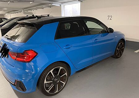 Audi A1 Unfallfrei blau-schwarz 30 TFSI S tron S line