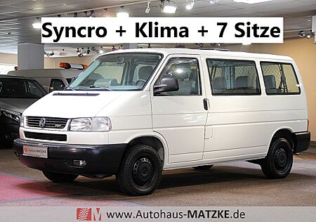 VW T4 Kombi Volkswagen T4 2.5 TDI Syncro 7-Sitzer Klima Standheizung