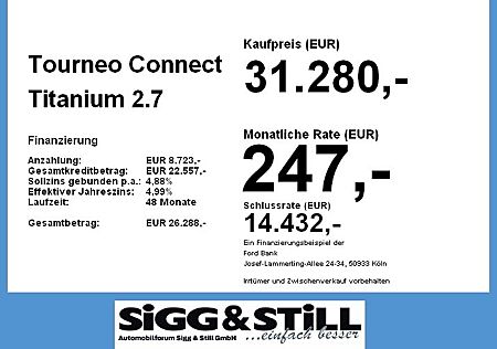 Ford Tourneo Connect Titanium IACC*PDC*CAM*KLIMAAUT