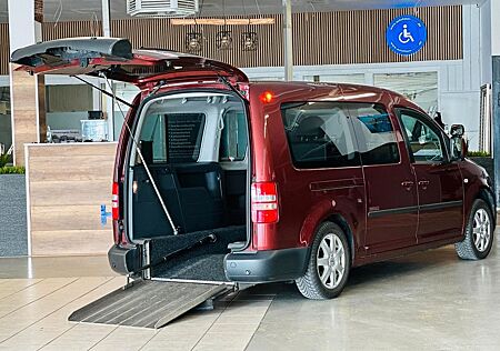 VW Caddy Volkswagen Maxi-Behindertengerecht-Rampe-Aktiv