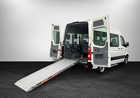 VW Crafter Volkswagen 2.5 DACHKLIMA+9 SITZE *Rollstuhl-Rampe*
