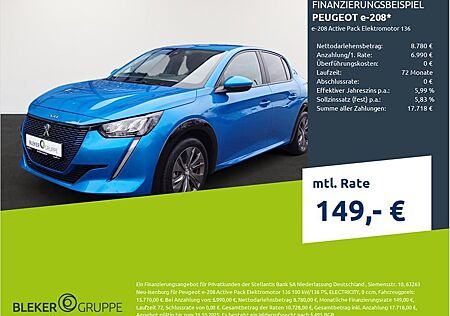 Peugeot 208 e- Active Pack Elektromotor 136