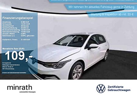 VW Golf Volkswagen VIII Life 2.0 TDI DSG ACC+LED+NAVI+APP+SHZ