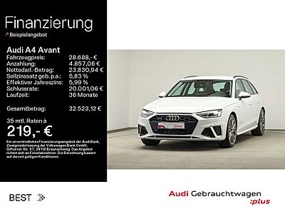 Audi A4 Avant S line 40 TFSI qu. Navi, virtual, Sound