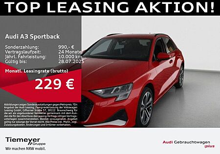 Audi A3 Sportback 35 TFSI ADVANCED LM18 NAVI HuD SONO
