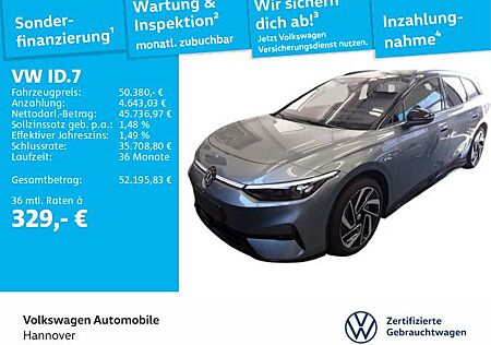 VW ID.7 Volkswagen Tourer Pro S Navi AHK Kamera HUD WP ACC LED