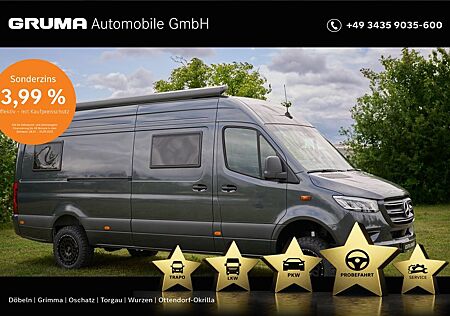 Mercedes-Benz Sprinter 419 CDI Hochdach Küche+Bad+TV+GARAGE+