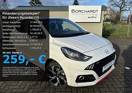 Hyundai i10 FL MJ25 1.0 Benzin Turbo MT N-Line, Atlas Wh