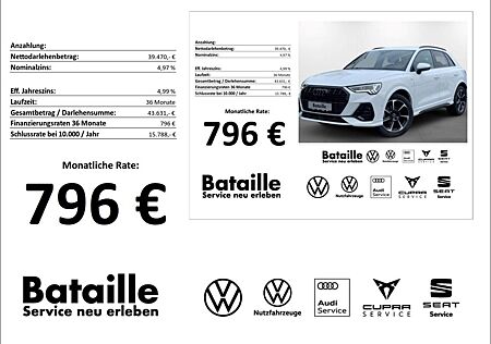 Audi Q3 2.0 TDI S-line AHK Navi SHZ el. Heckklappe