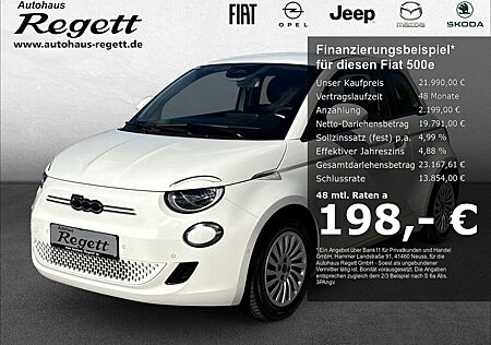 Fiat 500E Komfort Paket Navi Apple CarPlay Android Au