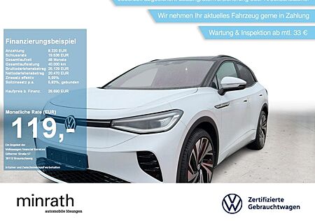 VW ID.4 Volkswagen GTX 4M 77 kWh MATRIX+NAVI+APP+DCC+HUD+PANO