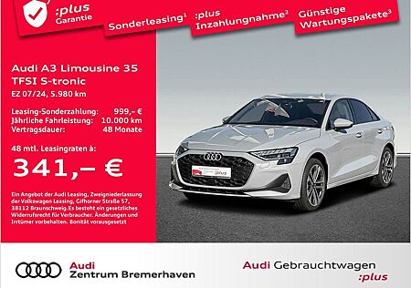Audi A3 Limousine 35 TFSI S-TRON. NAVI KAMERA ACC LED