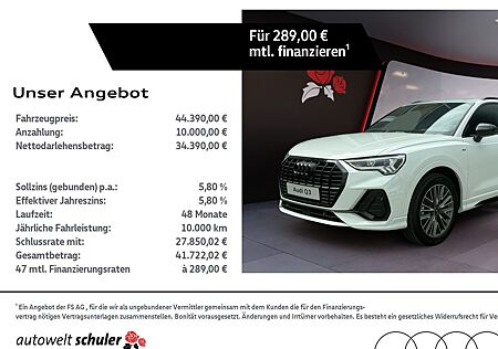 Audi Q3 35 1.5 TFSI S-tronic S-line AHK Navi LED ASI