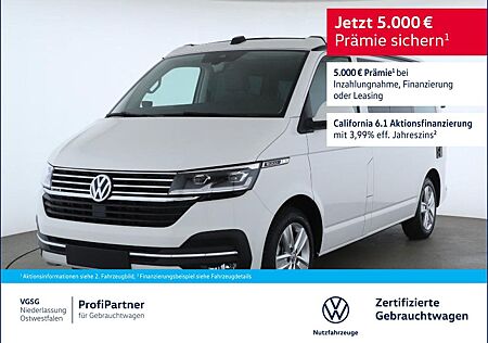 VW T6 California Volkswagen T6.1 California Ocean 4Motion DSG Navi AHK 3J.