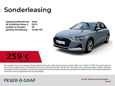 Audi A3 Sportback Advanced S-tronic/Cam/Navi+/ACC/SHZ