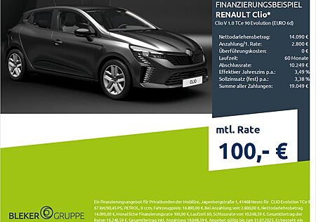 Renault Clio V 1.0 TCe 90 Evolution (EURO 6d)