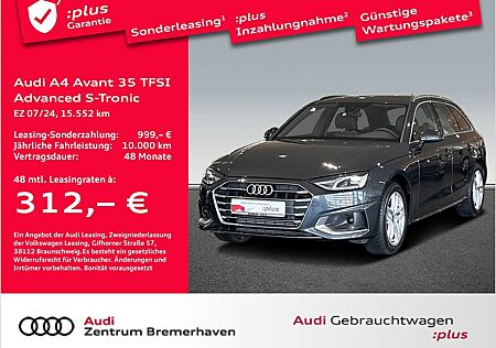 Audi A4 AVANT 35 TFSI ADVANCED S-TRON CAM NAVI E-SITZ