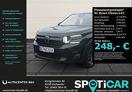 Citroën e-C3 113 Urban-Range YOU Spurhalteass. Verkehrsz