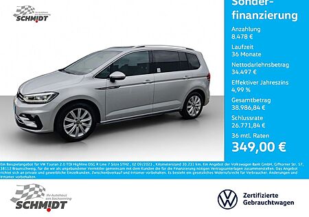 VW Touran Volkswagen 2.0 TDI Highline DSG R Line 7 Sitze STHZ