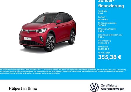 VW ID.4 Volkswagen GTX 4X4 WÄRMEPUMPE AHK CAM ACC LM21 NAVI