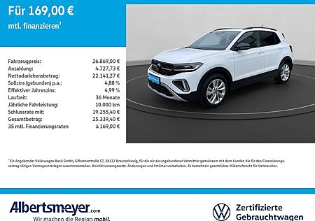 VW T-Cross gebraucht kaufen VW T-Cross Volkswagen 1.0 TSI GOAL +DSG+NAVI+KAMERA+LED+KLIMA+