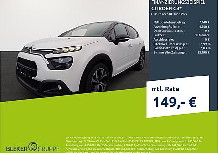 Citroën C3 PureTech 83 Shine Pack
