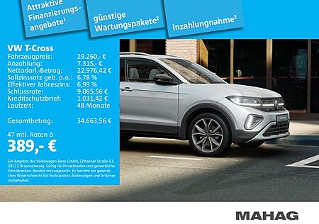 VW T-Cross Volkswagen Style 1.0 TSI Navi|MatrixLED|RearView|LM