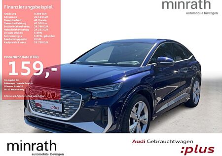 Audi Q4 e-tron Q4 Sportback 40 e-tron S Line MATRIX HUD APP