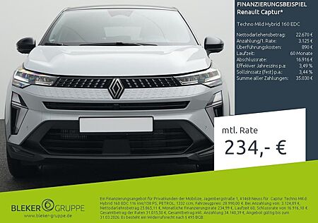 Renault Captur Techno Mild Hybrid 160 EDC