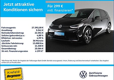 VW ID.3 Volkswagen Pro MATRIX-LED ACC NAVI KAMERA SHZ PDC