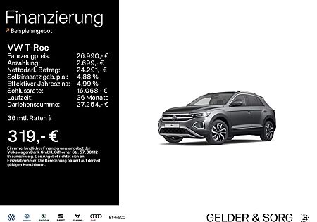VW T-Roc Volkswagen Style 1.5 TSI AHK*Pano*LED*RFK*Navi