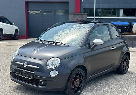 Fiat 500 *Automatik*1Hand*Matt/Schwarz*Xenon*Panorama*