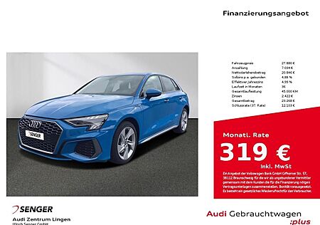 Audi A3 Sportback 40 TFSI e S line S tronic MMI LED