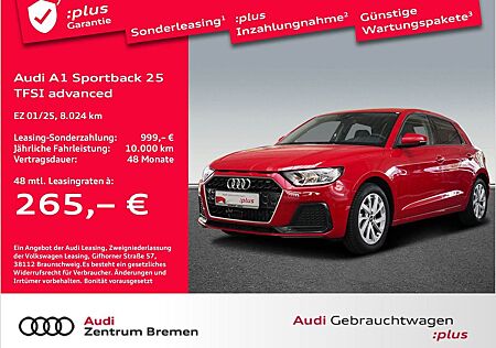 Audi A1 Sportback 25 TFSI advanced NAVI ACC PDC SITZH