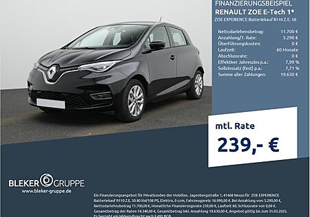 Renault ZOE E-Tech 1 EXPERIENCE Batteriekauf R110 Z