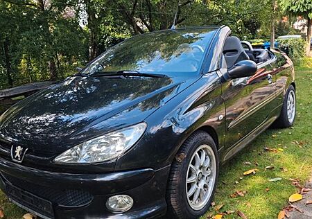 Peugeot 206 CC Sport 110 Nacht Schwarz Sport (Neu Tüv)